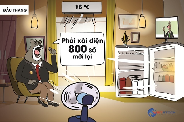 Chọn điện một giá thì phải dùng trên 800 số?