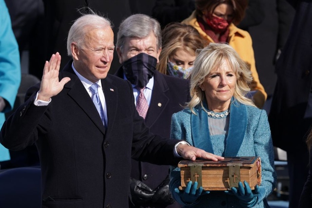Joe Biden trở thành Tổng thống Mỹ thứ 46