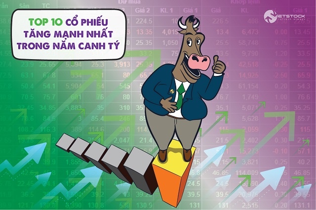 Top 10 cổ phiếu giúp nhà đầu tư ấm no năm Canh Tý