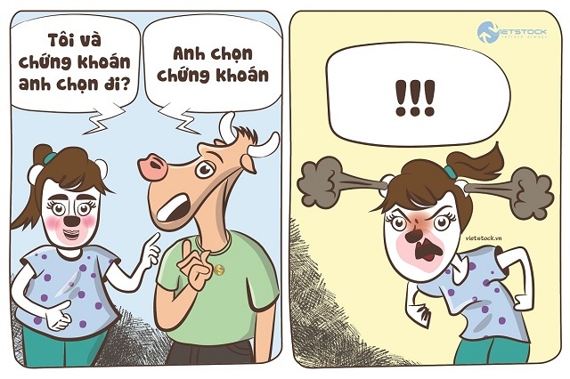 "Cổ phiếu và em, anh chọn ai?"