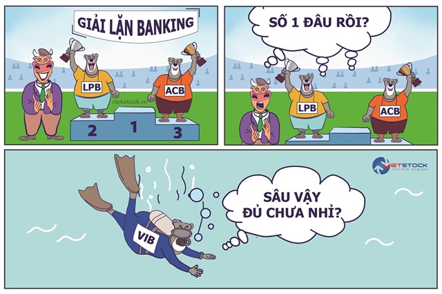 Cổ phiếu ngân hàng thi lặn