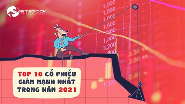 Top 10 cổ phiếu “ngược lối” thị trường năm 2021