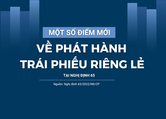 [Infographic] Một số điểm mới về phát hành trái phiếu riêng lẻ tại Nghị định 65