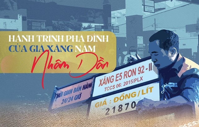 Hành trình phá đỉnh của giá xăng