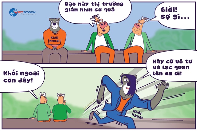 Khối ngoại liên tục bán ròng