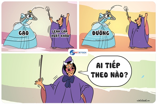 Giá cổ phiếu tăng nhờ lệnh cấm xuất khẩu