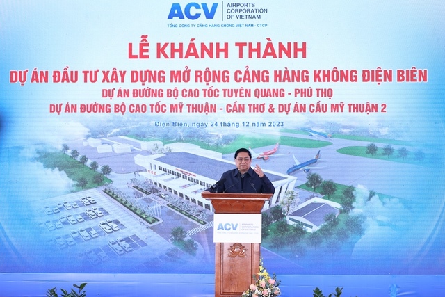 Thủ tướng Phạm Minh Chính tuyên bố khánh thành 4 dự án giao thông quan trọng- Ảnh 1.
