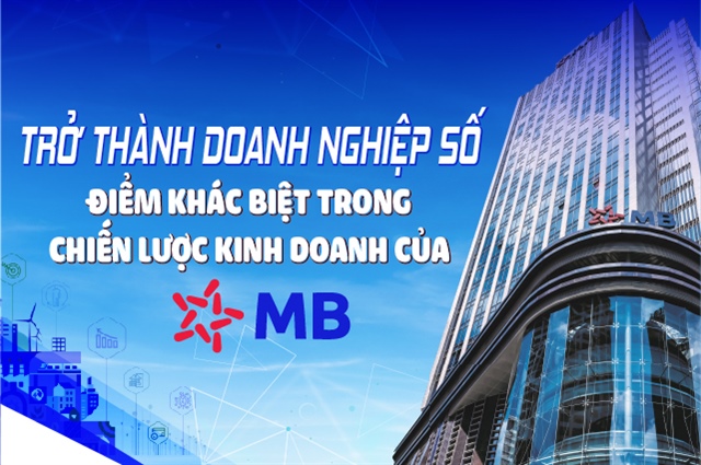 Trở thành doanh nghiệp số - Điểm khác biệt trong chiến lược kinh doanh của MB