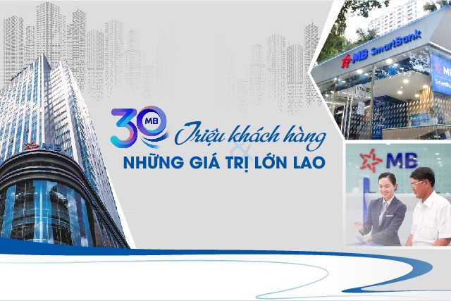 MB: 30 năm, 30 triệu khách hàng và những giá trị lớn lao