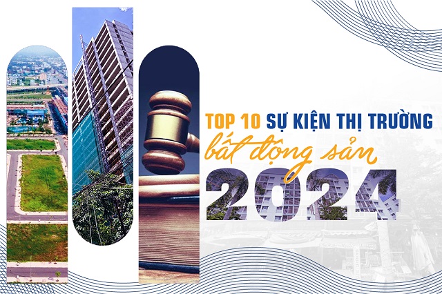 Top 10 sự kiện đáng chú ý nhất thị trường bất động sản 2024