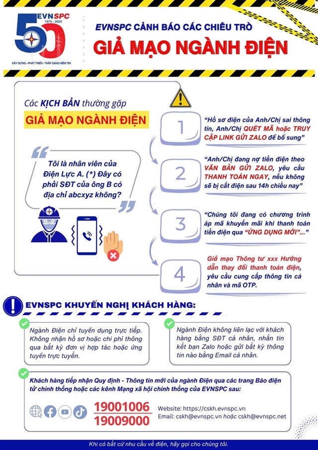 EVNSPC cảnh báo tình trạng giả danh nhân viên điện lực lừa đảo cài ứng dụng chăm sóc khách hàng chiếm đoạt tiền- Ảnh 3.