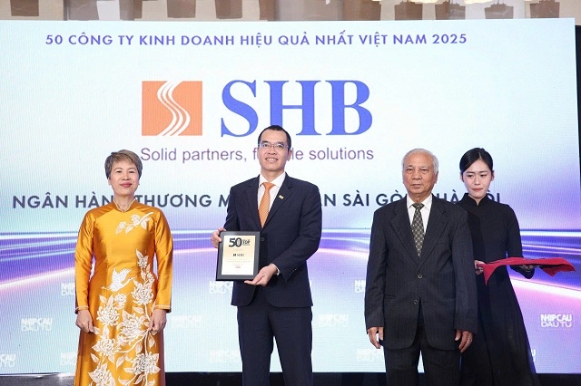 SHB khẳng định vị thế với Top 50 công ty kinh doanh hiệu quả | Fili