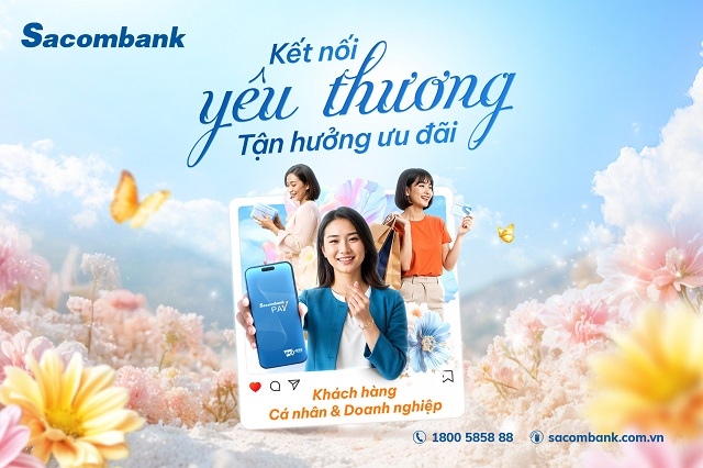 Sacombank tri ân phái đẹp nhân ngày 20/10 với nhiều ưu đãi hấp dẫn 