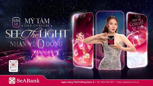 SeABank mang cơ hội săn vé miễn phí cho khách hàng trải nghiệm Mỹ Tâm Live Concert 2025