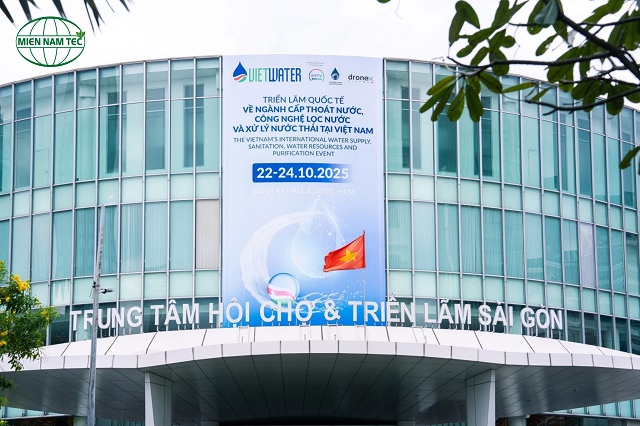 Công nghệ thiết bị lọc Miền Nam đánh dấu bước tiến mới tại Vietwater 2025