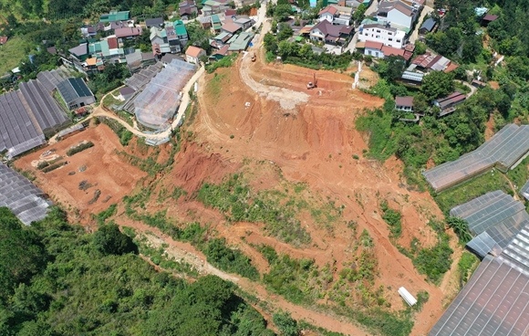 Lâm Đồng thu hồi hơn 1.5ha đất của chủ khu nhà ở Thung lũng hoa Đà Lạt