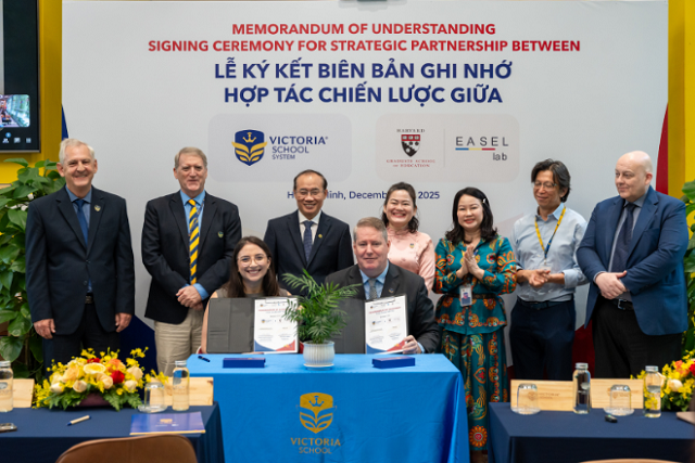 Hợp tác chiến lược Victoria School – Harvard Graduate School of Education: Thúc đẩy giáo dục cảm xúc – xã hội cho học sinh Việt Nam