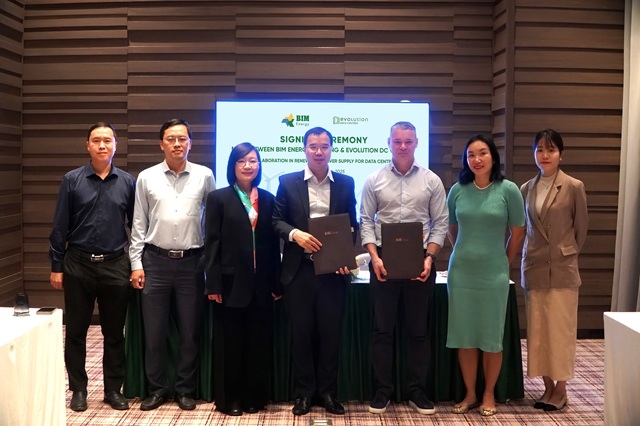 BIM Energy và Evolution Data Centres ký kết MoU cung cấp năng lượng tái tạo cho trung tâm dữ liệu tại TPHCM