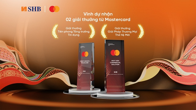 SHB nhận “cú đúp” giải thưởng từ Mastercard cho thẻ tín dụng cá nhân và doanh nghiệp 2025