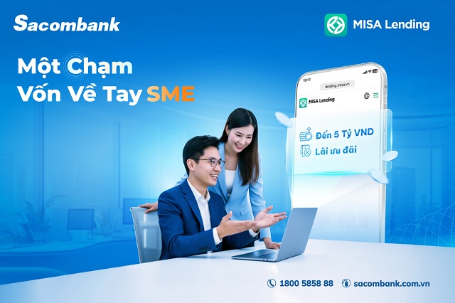 Sacombank hợp tác cùng MISA mở rộng cơ hội tiếp cận vốn, đồng hành doanh nghiệp SMEs 
