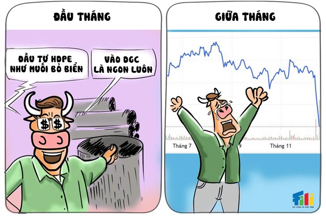 Chuỗi giảm mạnh của cổ phiếu DGC