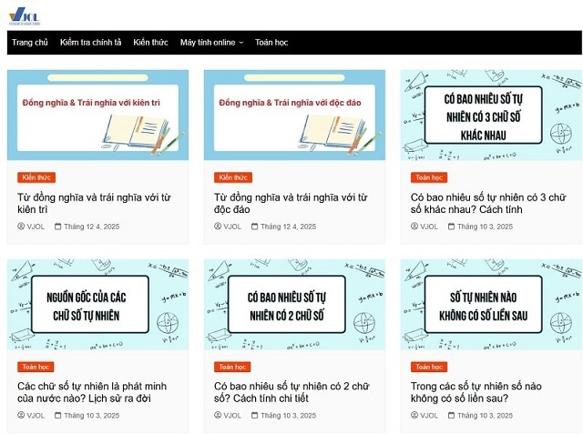 VJOL – Hệ sinh thái nội dung học thuật và từ điển số