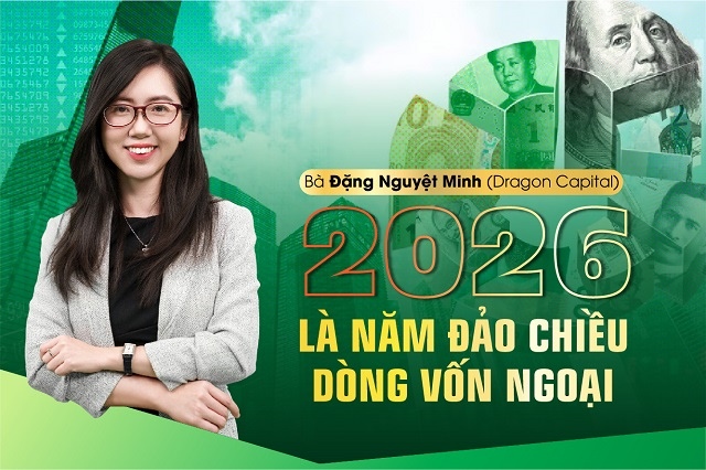 Bà Đặng Nguyệt Minh (Dragon Capital): 2026 là năm đảo chiều dòng vốn ngoại