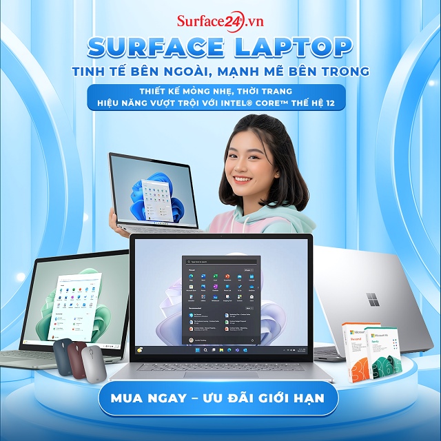 Surface 24h - Công ty chuyên bán Laptop Microsoft Surface chất lượng #1