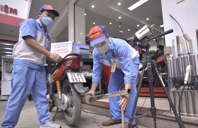 Sẽ kiểm định khí thải hơn 70 triệu mô tô, xe máy đang lưu hành trong thời gian tới