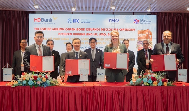 HDBank phát hành thành công 100 triệu USD trái phiếu xanh quốc tế