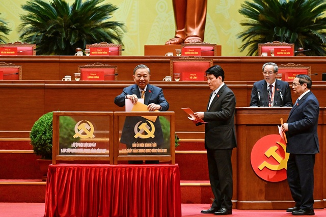 Tổng Bí thư Tô Lâm tái đắc cử Ủy viên Trung ương khóa XIV