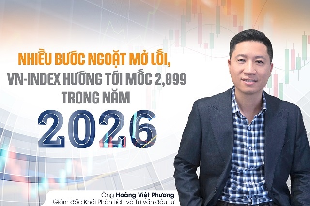 Nhiều bước ngoặt mở lối, VN-Index hướng tới mốc 2,099 trong năm 2026