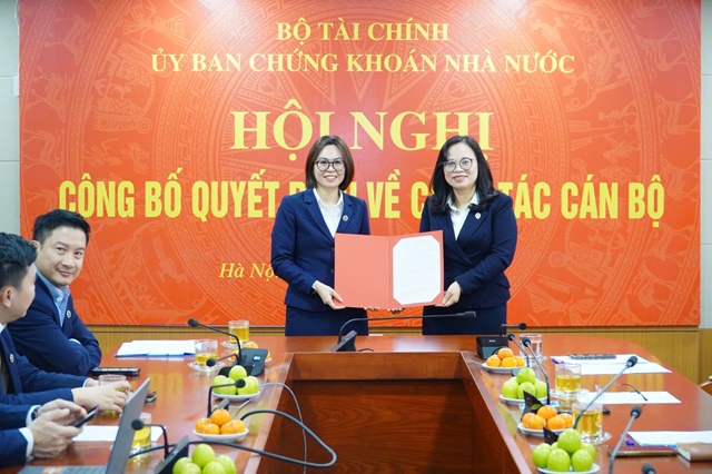 UBCKNN bổ nhiệm Phó Trưởng ban Giám sát thị trường chứng khoán