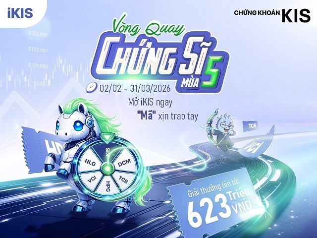 KIS Việt Nam triển khai “Vòng quay Chứng sỹ” mùa 5, cơ hội nhận cổ phiếu
