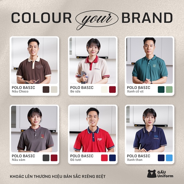 Đánh thức bản sắc doanh nghiệp qua thiết kế đồng phục đậm chất từ GẤU Uniform