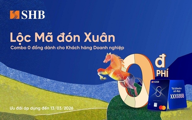 Doanh nghiệp khởi vận đầu năm với “Combo 0 đồng” cùng SHB