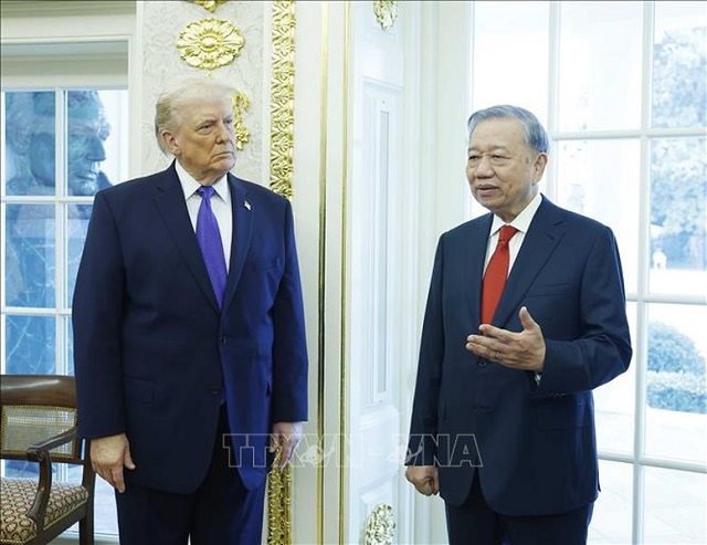 Tổng Bí thư Tô Lâm gặp Tổng thống Hoa Kỳ Donald Trump