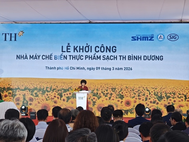 TH khởi công nhà máy chế biến thực phẩm sạch TH Bình Dương hơn 6,000 tỷ