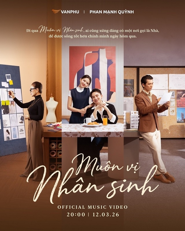 Văn Phú kể chuyện làm bất động sản thông qua MV ca nhạc “Muôn vị nhân sinh”