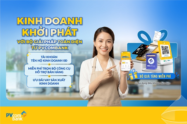 PVcomBank ra mắt giải pháp bán hàng toàn diện cho Hộ kinh doanh