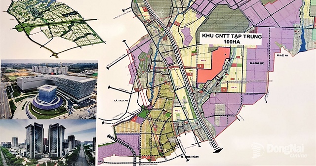 Đồng Nai duyệt nhiệm vụ quy hoạch 1/2000 Khu công nghệ số gần 120ha gần sân bay Long Thành
