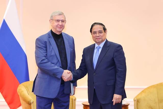 Thủ tướng Phạm Minh Chính hoan nghênh tập đoàn tư nhân lớn nhất Nga đầu tư vào Việt Nam