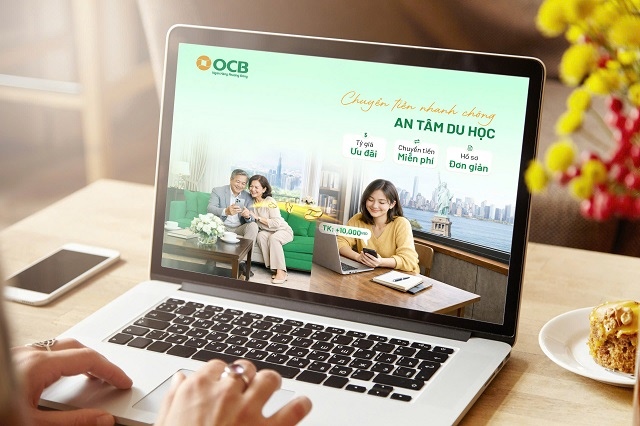 OCB miễn phí chuyển tiền quốc tế, hỗ trợ phụ huynh tối ưu chi phí
