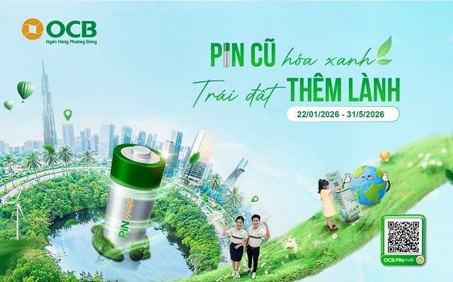 Từ điểm giao dịch xanh OCB đến nhà máy xử lý”: Hành trình vì trái đất thêm lành