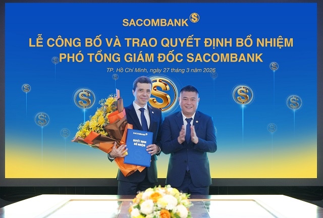 SACOMBANK bổ nhiệm ông Loic Faussier làm Phó Tổng Giám đốc, tăng cường năng lực quản trị rủi ro