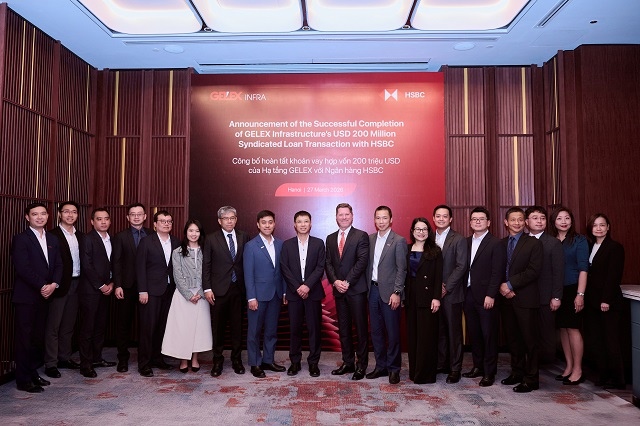 Hạ tầng GELEX công bố hoàn tất khoản vay hợp vốn 200 triệu USD với HSBC