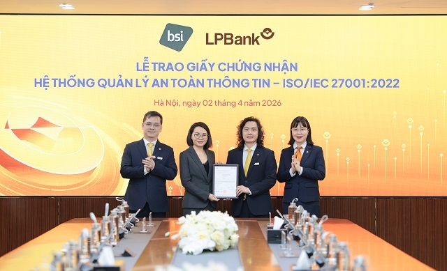 LPBank đạt chuẩn ISO/IEC 27001:2022, hoàn tất đánh giá PCI DSS, nâng tầm bảo mật toàn diện