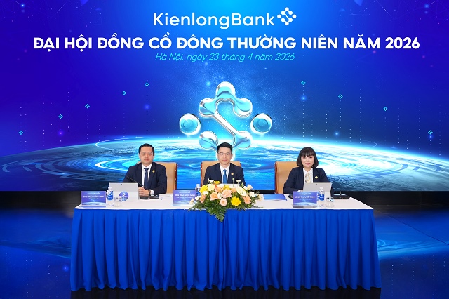 ĐHĐCĐ thường niên KienlongBank 2026: Thông qua kế hoạch tăng vốn điều lệ và chia cổ tức 29.5%
