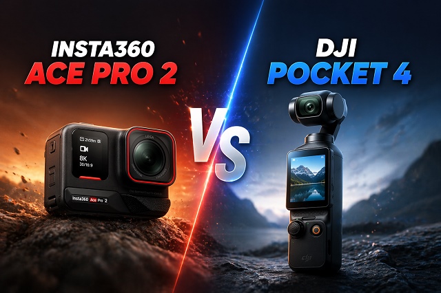 Insta360 Ace Pro 2 hay Pocket 4 - Hơn 10 triệu nên chọn máy quay vlog nào?