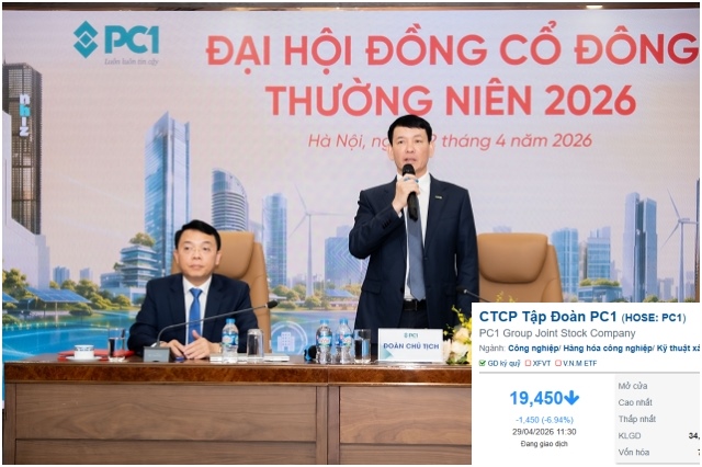PC1 công bố biên bản ĐHĐCĐ, cổ phiếu được mua mạnh trở lại